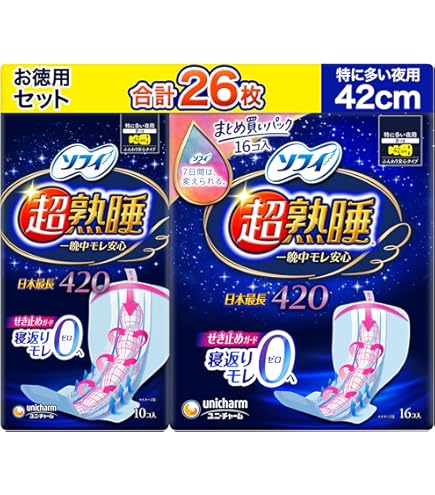 Amazon | ウィスパー すきまぴったり超朝までガート゛ さらふわ360