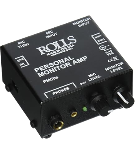 ROLLS PM50se パーソナルモニターアンプ Amazon.co.jp: Rolls PM50se ヘッドホンパーソナルアンプ : 家電＆カメラ