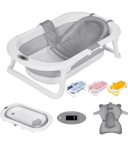 Amazon.co.jp: 折りたたみ式ベビーバス 0-5歳まで長期間使用可能 滑り