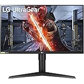LG 27GL83A-B 27 Inch Ultragear QHD IPS 1ms NVIDIA G-SYNC Compatible Gaming Monitor, Black