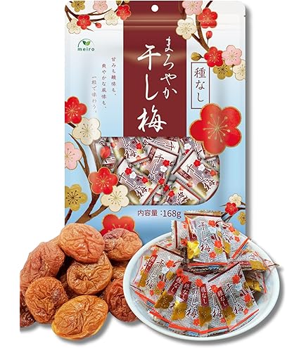Amazon | 望乃花-minoka- まろやか干し梅 種なし 干し 梅 梅干し 個