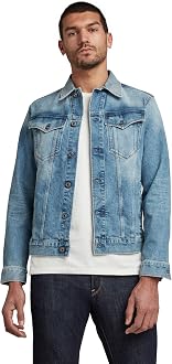 G-Star RAW Men's 3301 Slim Denim Jacket 