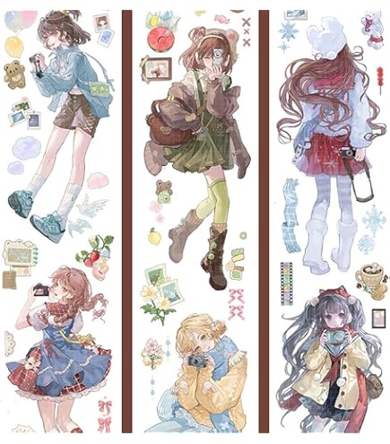 Amazon.co.jp: マスキングテープ 新七天 人物マステ 唱诗班 petテープ