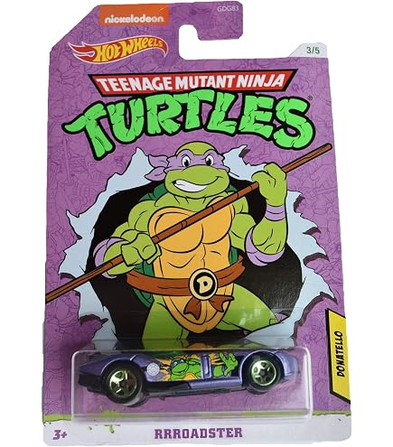 Hot Wheels Teenage Mutant Ninja Turtles Raphael The Vanster - 1:64 Scale Die-Cast Car (Red) - View #9