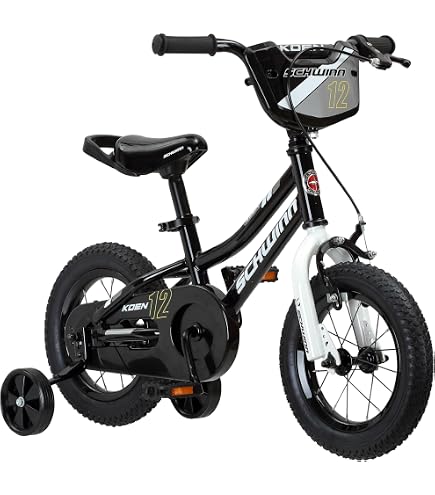 Schwinn Jasmine Kids Bike with Training Wheels, 16-Inch Wheels, Front Basket, Coaster and Hand Brakes, Pink Sporting Goods