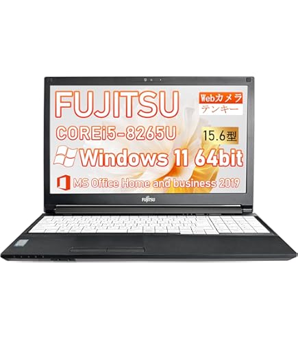 Amazon.co.jp: 【整備済み品】ノートパソコン 富士通 lifebook