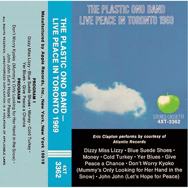 未開封　Live Peace in Toronto 1969 特別限定版 JOHN LENNON - THE PLASTIC ONO BAND / LIVE PEACE IN TORONTO 1969