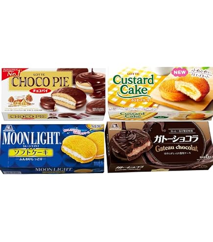 Amazon.co.jp: チョコパイ カスタードケーキ ガトーショコラ抹茶