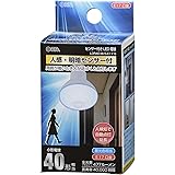 オーム(OHM) 電機 LED電球 レフランプ形 E17 40形相当 人感・明暗センサー付 昼光色 LDR4D-W/S-E17 9 06-3414