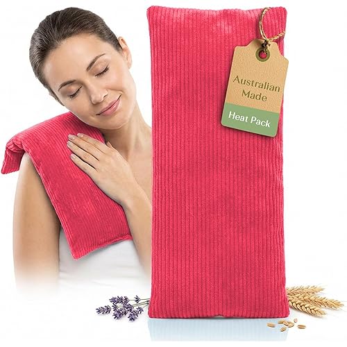 Australian Made Microwave Wheat Bag Heat Pack - Premium WA Sourced Wheat & Natural Lavender - Hot or Cold Pack Therapy for Ne