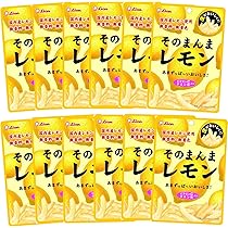 Amazon.co.jp: ライオン菓子 そのまんまレモン 25g ×12個 GOS
