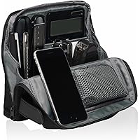 【Amazon.co.jp 限定】コクヨ バッグインバッグ ガジェットポーチ ペンケース 大容量 軽量 自立 ハコビズ プレミアムブラック AMカハ-HB11D