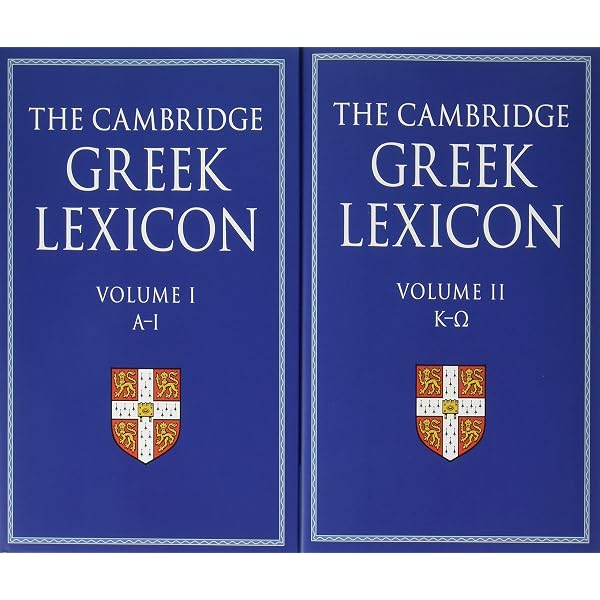The Cambridge Greek Lexicon 2 Volume Hardback Set Faculty Of Classics Diggle James Amazon Com Au Books