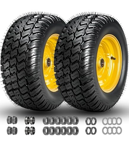 Amazon.co.jp: MaxAuto 2個 16x6.50-8 フロントタイヤとホイール