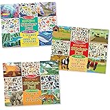 Melissa & Doug Reusable Jungle & Savanna/Farm/Under the Sea Sticker Pad (3 Pack)