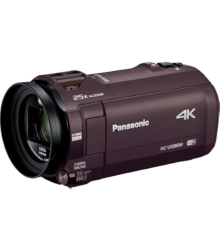 パナソニック HC-WX970M-K 4Kビデオカメラ
