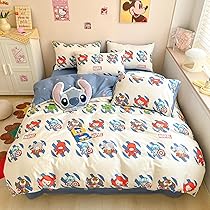Amazon｜布団カバー 掛け布団カバーミッキーマウス 綿100% 3点