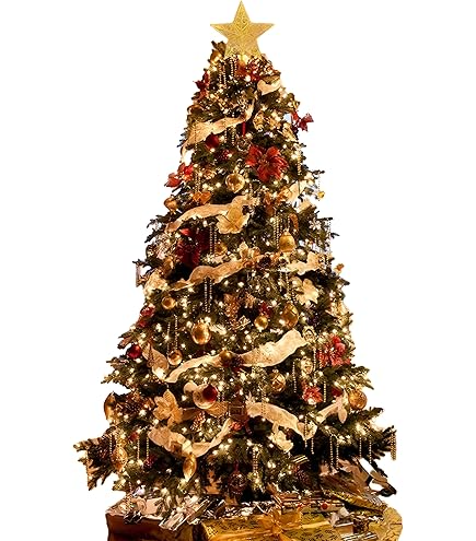 Amazon.co.jp: クリスマスツリー 240cm オーナメントセット LED