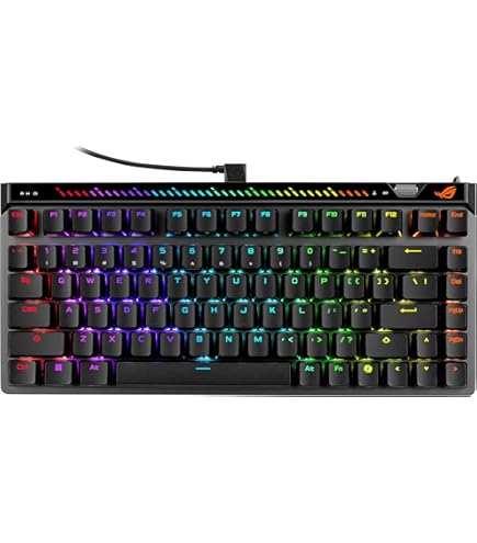 Amazon.co.jp: ASUS ゲーミングキーボード AURA SYNC 対応 USBポート