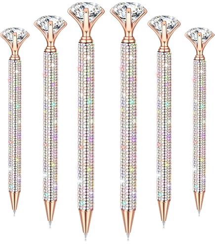 Amazon | Xccj ピンクパールペン ラインストーンメタルボールペン