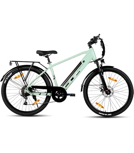 HILAND　クロスバイク　26インチ　7速　ディスクブレーキ　新品未使用 Amazon | HILAND 26インチ クロスバイク アシストモデル 最大走行距離