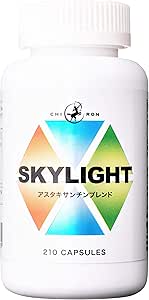 Amazon キロン Skylight スカイライト 210カプセル アスタキサンチン スピルリナ アルファリポ酸 アムラ クルクミン ルテイン ブレンド Chiron アスタキサンチン