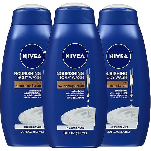 nivea body wash with nourishing serum