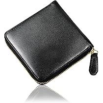 Amazon | [ムラ] 財布 ゴートレザー レディース 二つ折り 本革