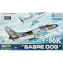 キティホークモデル 1/32 F-86K セイバードッグ プラモデル KITKH32008 ggw725x Amazon | キティホークモデル 1/32 F-86K セイバードッグ