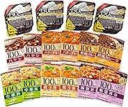 大塚食品 マイサイズ【詰め合わせ24食入り】 欧風カレー、バターチキンカレー、ハヤシ、親子丼、中華丼、麻婆丼(各2食×6種) マンナンごはん(12食)