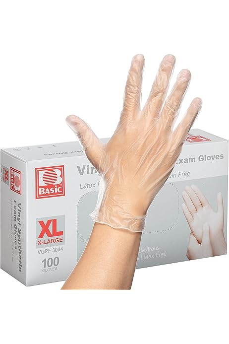 clear vinyl gloves amazon