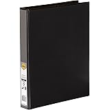 MARBIG(R) 5402002B Mbg Clearview Insert Binder A4 2D Ring 25Mm Black