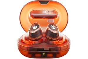 SteelSeries ゲーミングワイヤレスイヤホン Arctis GameBuds Glorange モンスターハンターワイルズに最適なEQ ANC ノイキャン PC/PS5/4/Switch2 スマホ対応 IP55防塵防水 Bluetooth 5