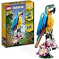 LEGO® Creator Exotic Parrot 31136 Building Toy Set; Parrot, Fish and Frog Construction Models for Kids Aged 7+