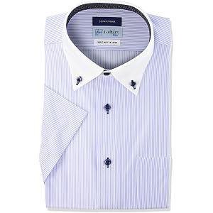 [アイシャツ] i-shirt 完全ノーアイロン ストレッチ 超速乾 スリムフィット 半袖 アイシャツ ワイシャツ メンズ
