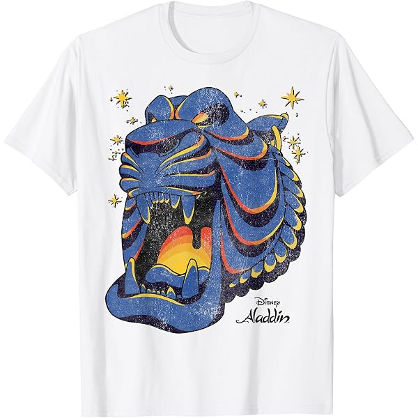 Amazon | ディズニー アラジン ジーニー ヴィンテージ Tシャツ | T