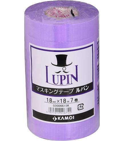 Amazon.co.jp: カモ井 マスキングテープ建築用(2巻入) LUPIN50 : 産業