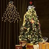 Salcar イルミネーションライト ストリングライト ドレープライト フェアリーライト クリスマスツリー飾りライト 電飾 防水 クリスマスツリ-用 2M*8本