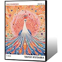 草間彌生　ポスター Amazon.co.jp: Haus and Hues Japandi フレーム入りポスター