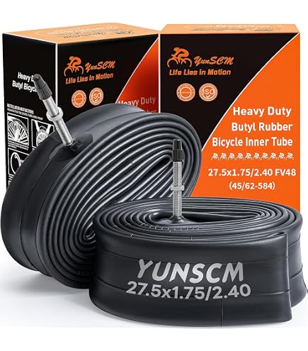 IRC WO Tube - 27.5x2.25-2.40 Bike Inner Tube With Presta 48mm Valve, Boxed & Ready To Ride