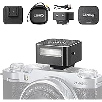 Amazon | ZENIKO ZF08 カメラフラッシュ カメラ用ミニフラッシュ