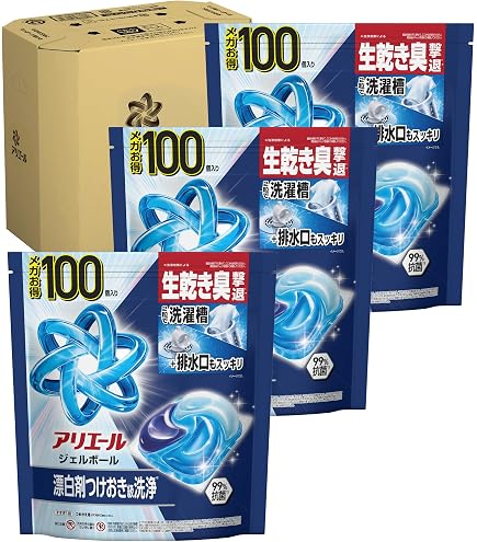 Amazon | 【P&G】アリエール ジェルボール 4D 微香 つめかえ用 メガ