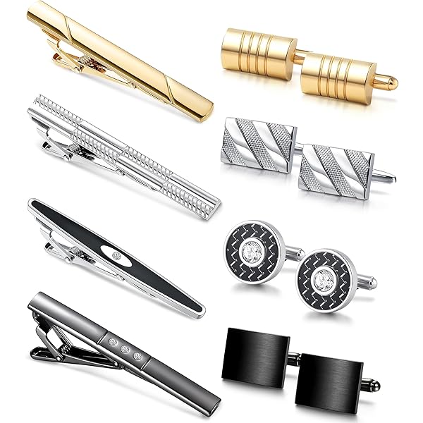 Valentine's Day Elegant Suit Cufflinks Set, Shirt Cufflink For Men, Stainless Steel, Formal