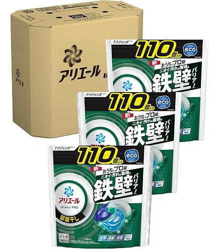 Amazon.co.jp: アリエール洗濯洗剤 ジェルボール プロ 部屋干し用