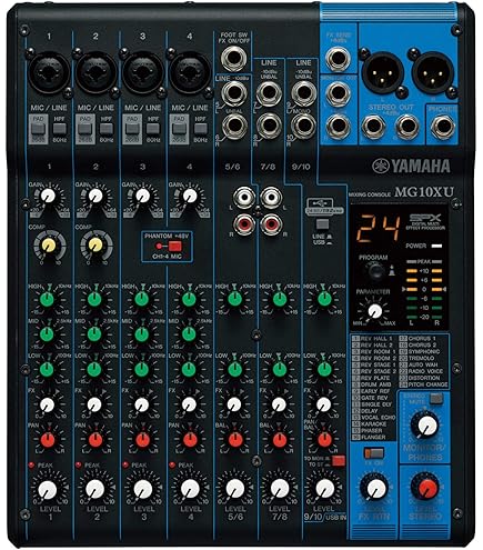 Amazon | YAMAHA ヤマハ アナログミキサー MG10XU | ミキサー | 楽器 