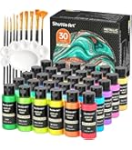 Amazon | Shuttle Art アクリル絵の具 60本セット 58色(白2本と
