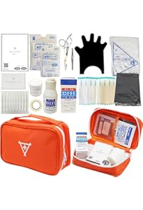 Amazon | 応急手当用品9点セット コンパクト救急箱 救急セット