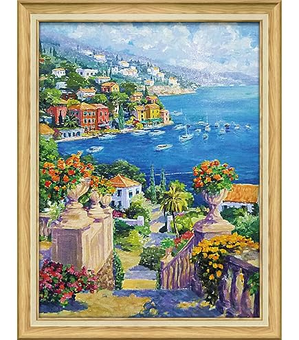Amazon.co.jp: 絵画 マルコ マヴロヴィッチ 八月のポジターノ/絵画
