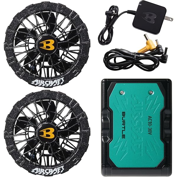 Amazon.co.jp: Burtle 2025 Fan Battery Set AC09 AC09-1 AC09-2