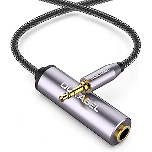 DuKabel 6.35mmステレオ標準プラグ(メス)-3.5mmステレオミニプラグ(オス) ステレオ標準プラグ 変換ア…